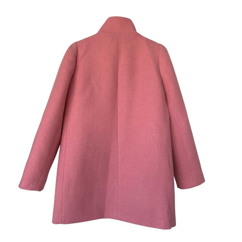 J. Crew Mercantile City Coat Petal‎ Pink Wool Blend Stadium Coat Spring Jacket 6 - Picture 5 of 13